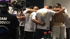 Pre-fight prayers