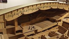 Model of the Sala Santa Cecilia concert hall