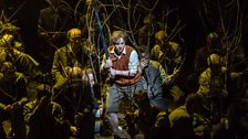 Sofia Fomina as Jemmy with members of the Royal Opera Chorus