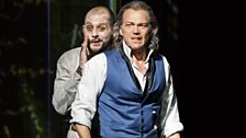 Alex Esposito as Leporello and Christopher Maltman as Don Giovanni