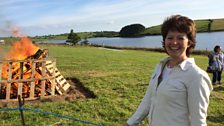 Helen Mark celebrates Golowan in Cornwall