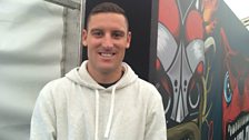 Winston from Parkway Drive at Download Festival 2015.