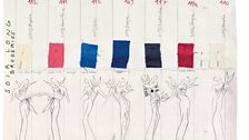 ‘Soir Long Broderies’ Collection Board, Spring-Summer 1988 haute couture collection