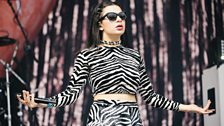 Charli XCX on the Radio 1/ѿý Three stage