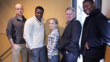 Pip Torrens, Danny Sapani, Alex Tregear, Robert Glenister, Obi Abili