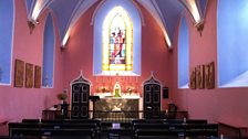 Inside Stonor chapel