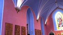 Inside Stonor chapel