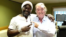 Levi Roots with Terry Wogan.