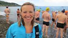 Miranda before taking on Britain’s most venomous jellyfish in Dublin Bay