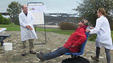 In the name of science, Mark demonstrates how we get seasick