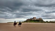 During the 18th Century, horses were used to patrol Bamburgh beach in bad weather on the look out for ships in distress