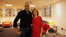 Tommy Sandhu and Sian Williams