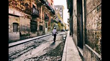 Cook in Havana street