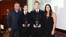 PC Alison Deller and PC Alec Barrett of Sussex Police