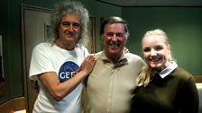 Sir Terry Wogan with Dr Brian May and Kerry Ellis