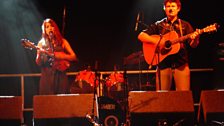 Gilmore & Roberts on stage at The Wakefield Unity Works Folk Festival 2015