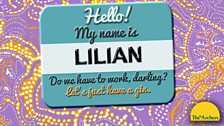 Lilian's badge