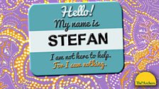 Stefan's badge