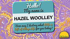 Hazel's badge