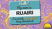 Ruairi's badge