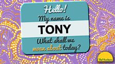 Tony's badge