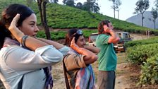 Listening to the evening chorus of the rain forest in the western Ghats