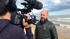 Presenter Richard Taylor Jones and researcher/Camera Stuart Oates