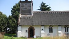 Outside the church at Sisland