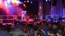 Seth Lakeman performing at Unity Works Folk Festival 2015