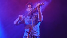 Seth Lakeman performing at Unity Works Folk Festival 2015