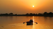 The Indus at sunset