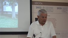 Professor David Edmunds, University of Texas, speaking at the Andrew Jackson conference