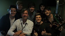 Richard Madeley and the 鶹Լtown boys