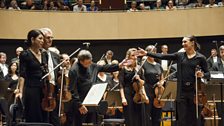 Sergey Malov takes a bow after performing Sibelius's Violin Concerto