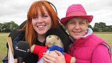 When it seemed that clue two was leading Sophie to a teddy bear parachuting event in Honing, Navigator Ian bought Sophie one!