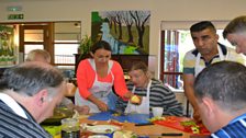 Irena's cookery demonstration