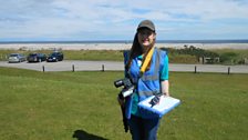 Monitoring the coast at Spey Bay