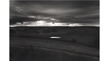 Dew-pond by Iron Age hill fort, Somerset, 1988