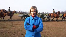 Lucy at The King's Troop, Royal Horse Artillery, draft parade