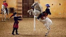 Lucy at Bolsover Castle, Derbyshire