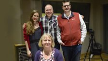 Jamie with Emma Kerr, Ben McAteer and pianist Ruth Wilkinson