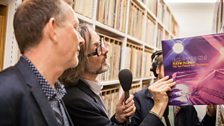 Jarvis Cocker and Mary Anne Hobbs at the British Library