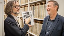 Jarvis Cocker and Mary Anne Hobbs at the British Library