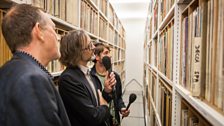 Jarvis Cocker and Mary Anne Hobbs at the British Library