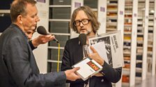 Jarvis Cocker and Mary Anne Hobbs at the British Library