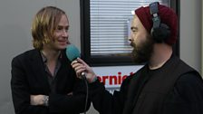 Refused backstage at Reading Festival 2015.