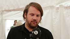 Beartooth backstage at Reading Festival 2015.