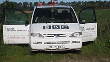 The radio car, ready for Sophie and Navigator Ian to jump in and get going