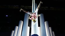 Sandhya Nagaraja as the thieving magpie in La gazza ladra from the Rossini Opera Festival, Pesaro