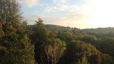 A room with a view over South Brent, Dartmoor.